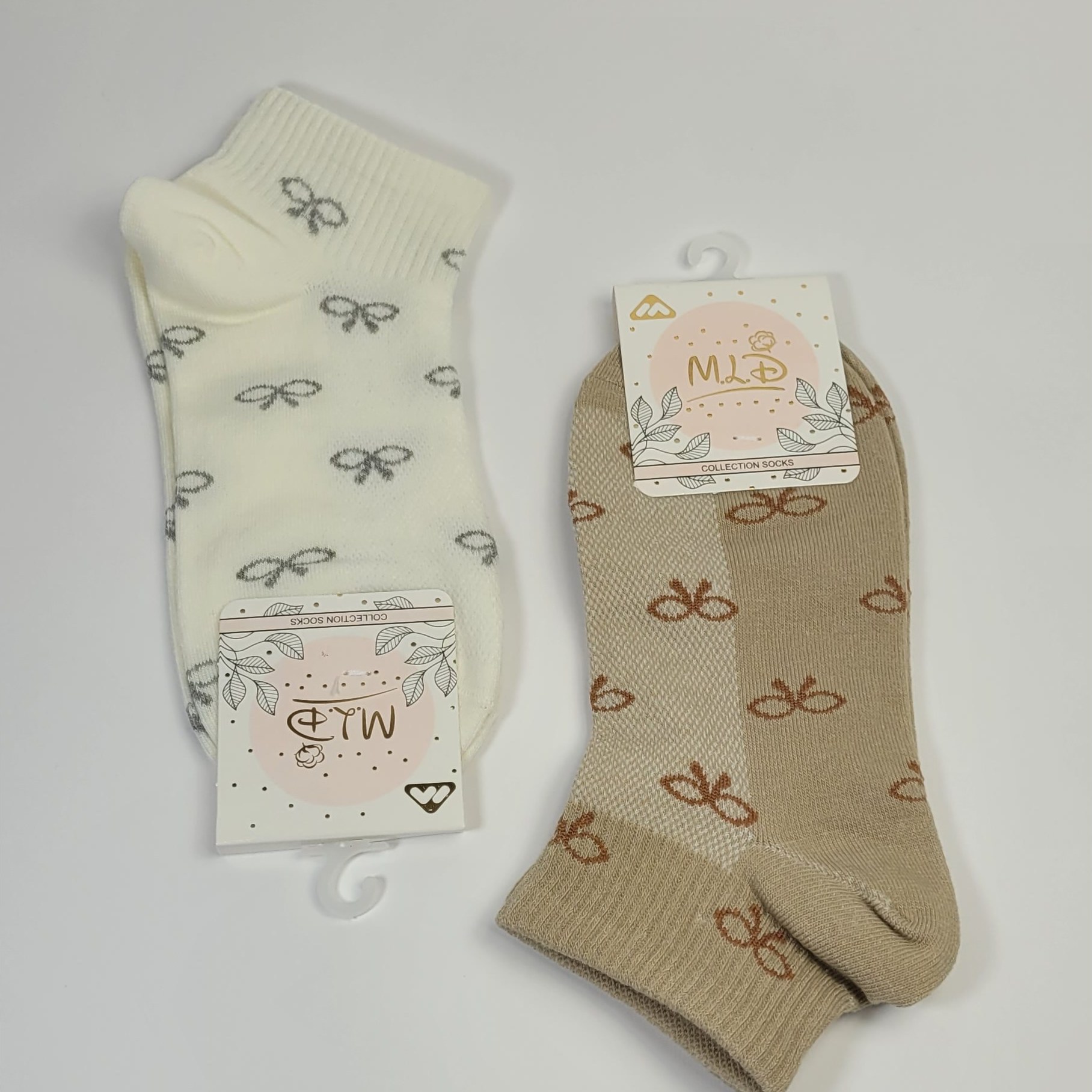 جوراب زنانه مچی طرح پاپیون - کد 028