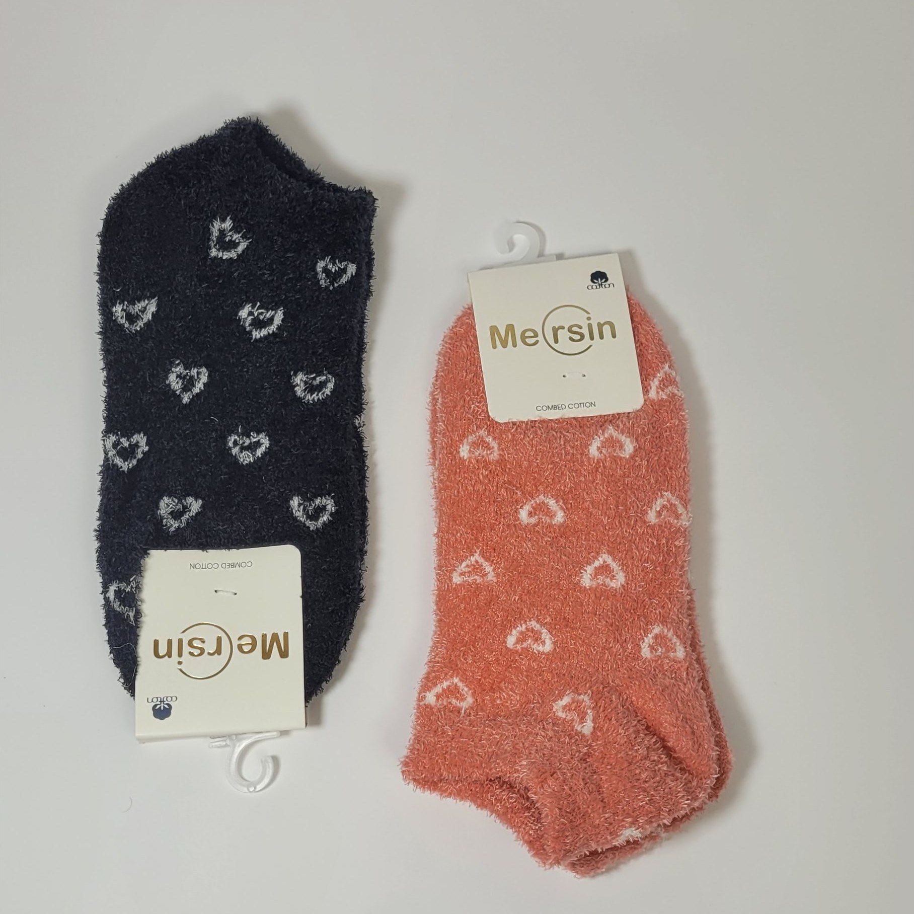 جوراب زنانه  مچی طرح قلبی- کد 027