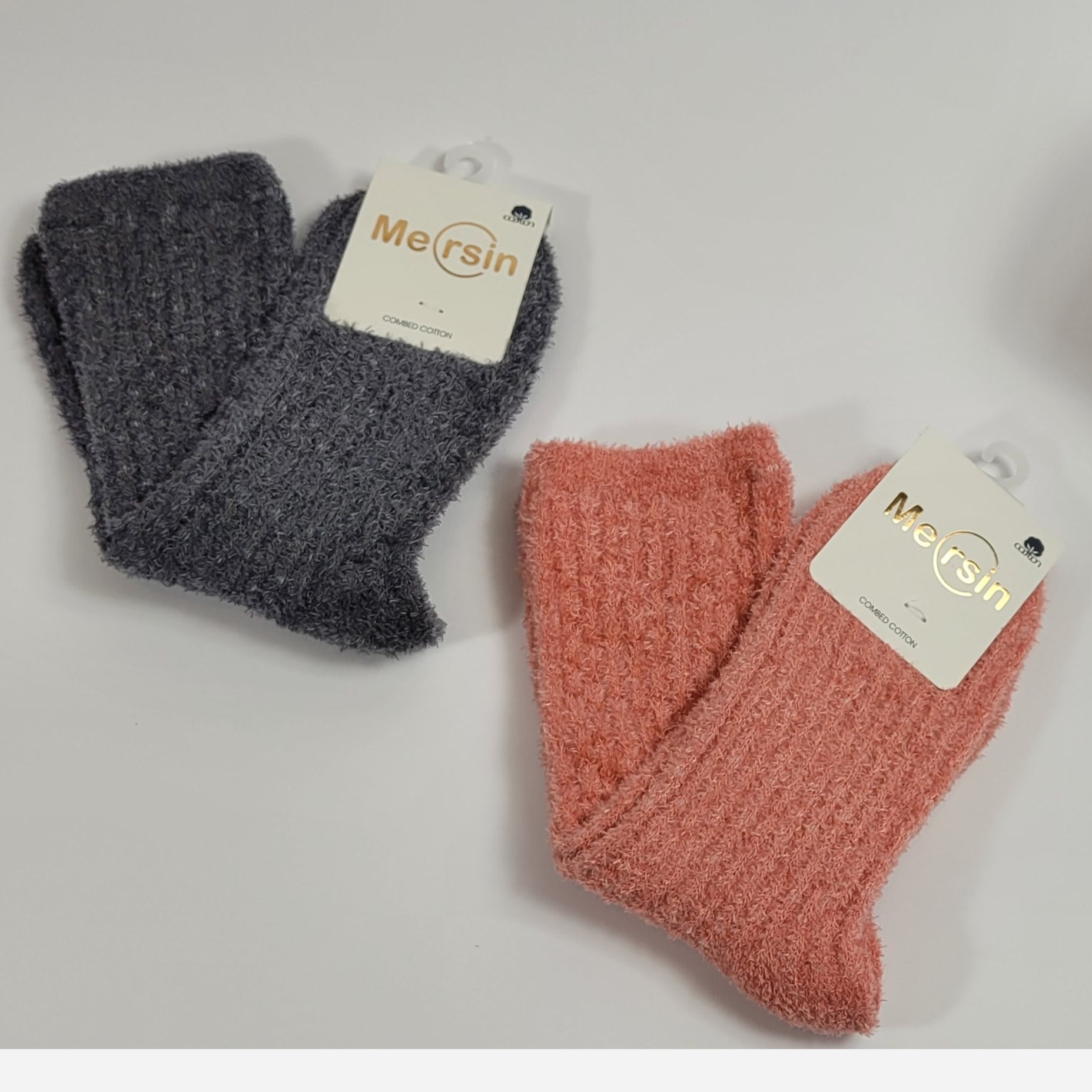 جوراب زنانه ساق کوتاه  طرح برجسته - کد024