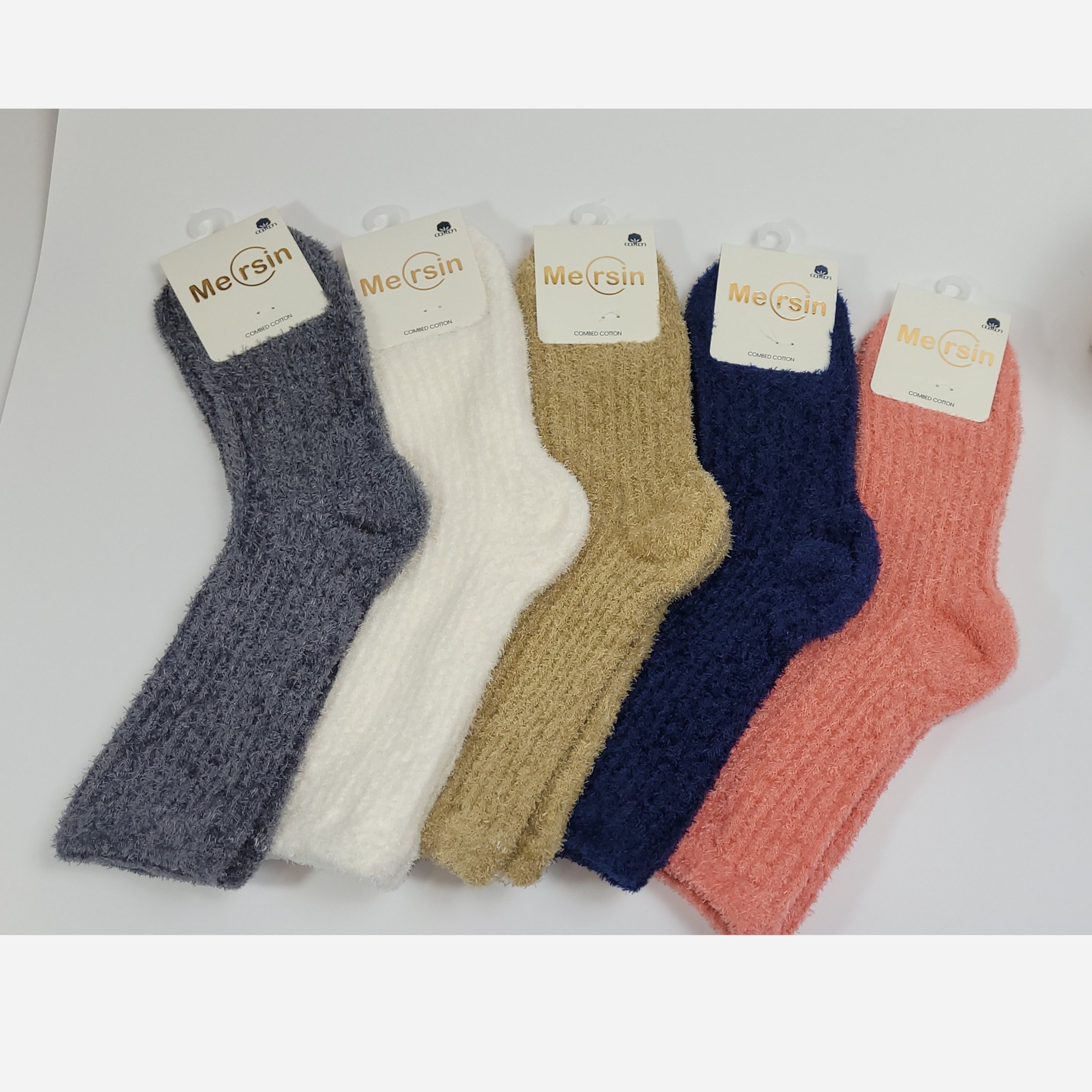 جوراب زنانه ساق کوتاه  طرح برجسته - کد024